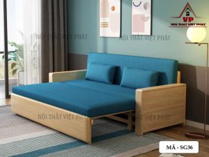 Ghế Sofa Bed Đa Năng Gỗ - Mã SG36-1
