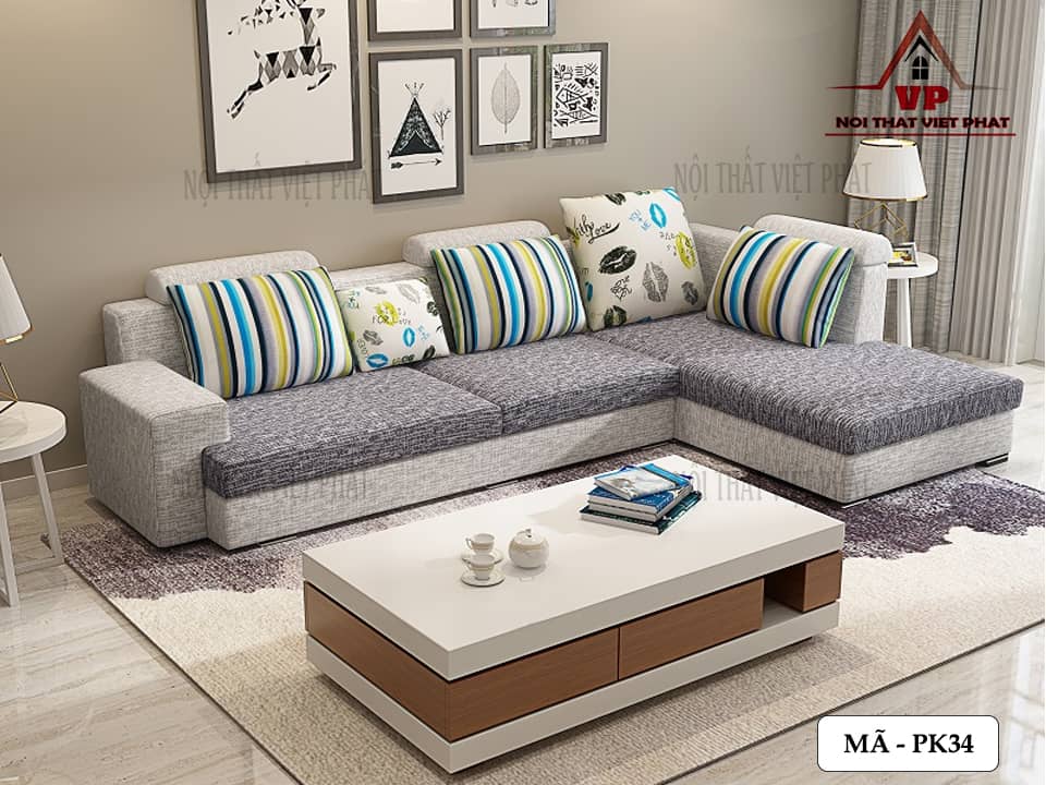 Mẫu Sofa Phòng Khách Đẹp - Mã PK34-2