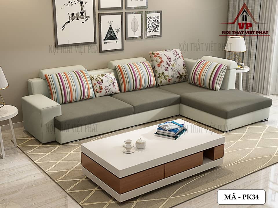 Mẫu Sofa Phòng Khách Đẹp - Mã PK34-1