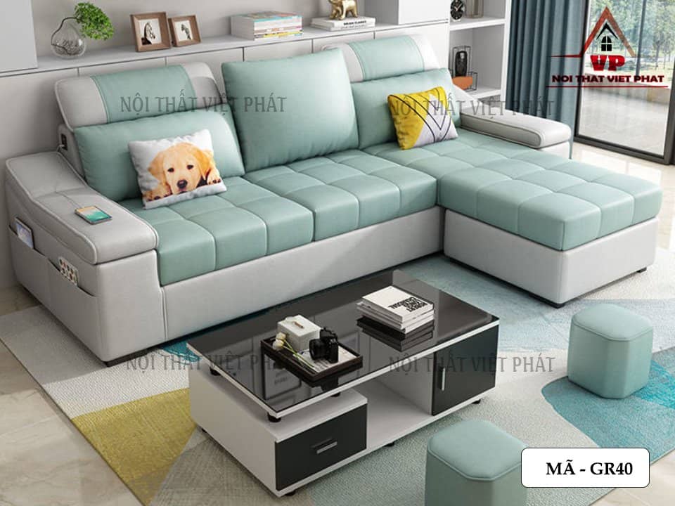 Mẫu Sofa Vải Phòng Khách Giá Rẻ- Mã GR40 - 5