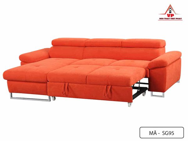 Sofa Giường Đa Năng Màu Cam - Mã SG95