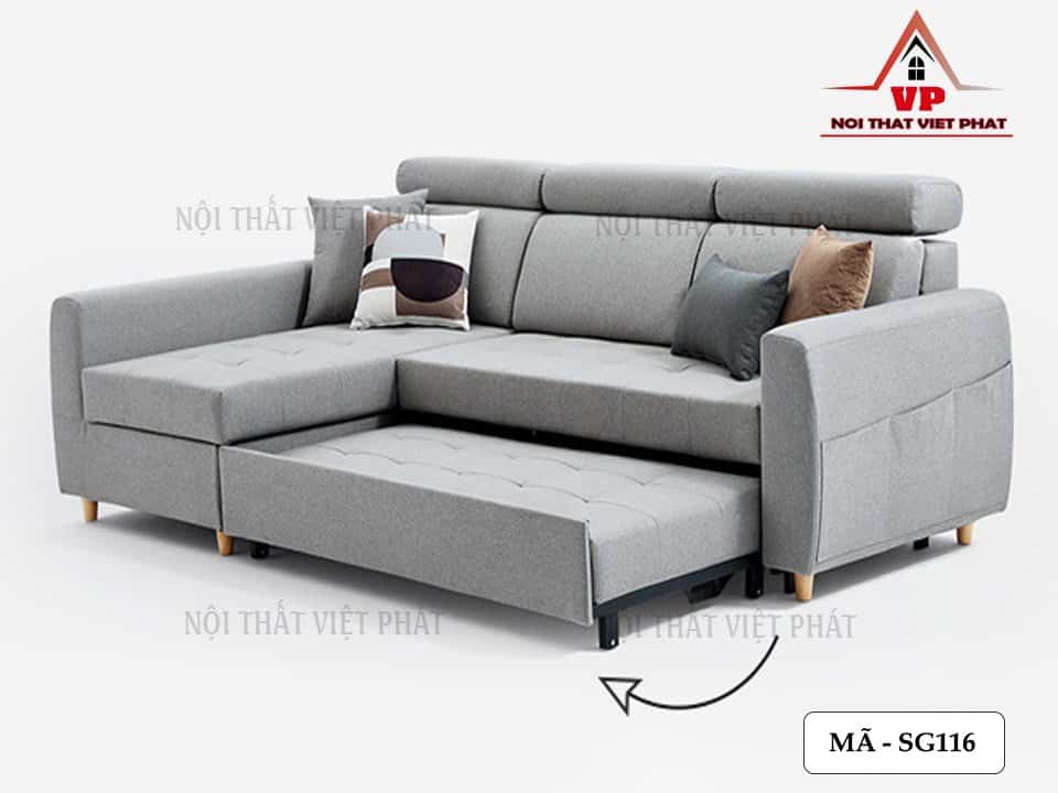 Sofa Giường Kéo L – Mã SG116 - 9
