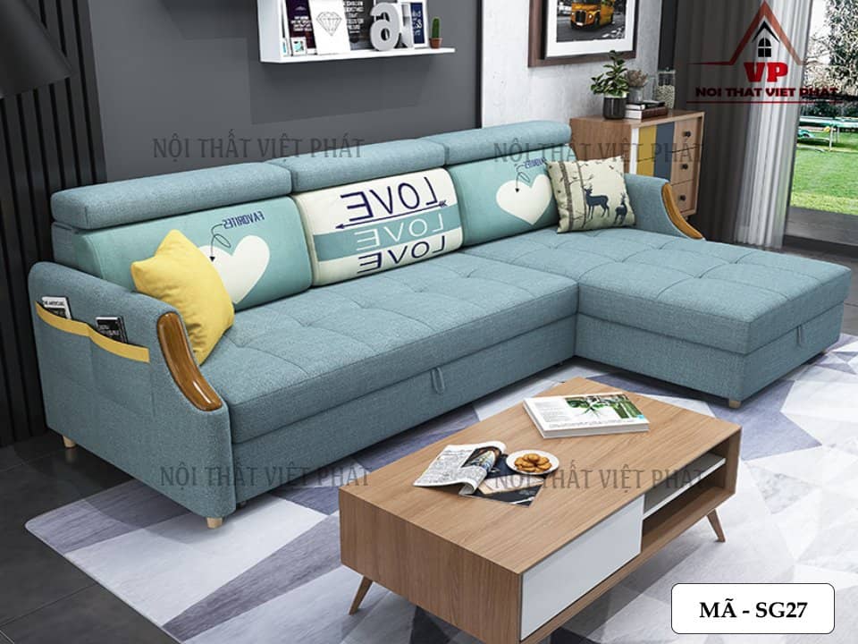 Sofa Phòng Khách Kết Hợp Giường Ngủ – Mã SG27 - 1 