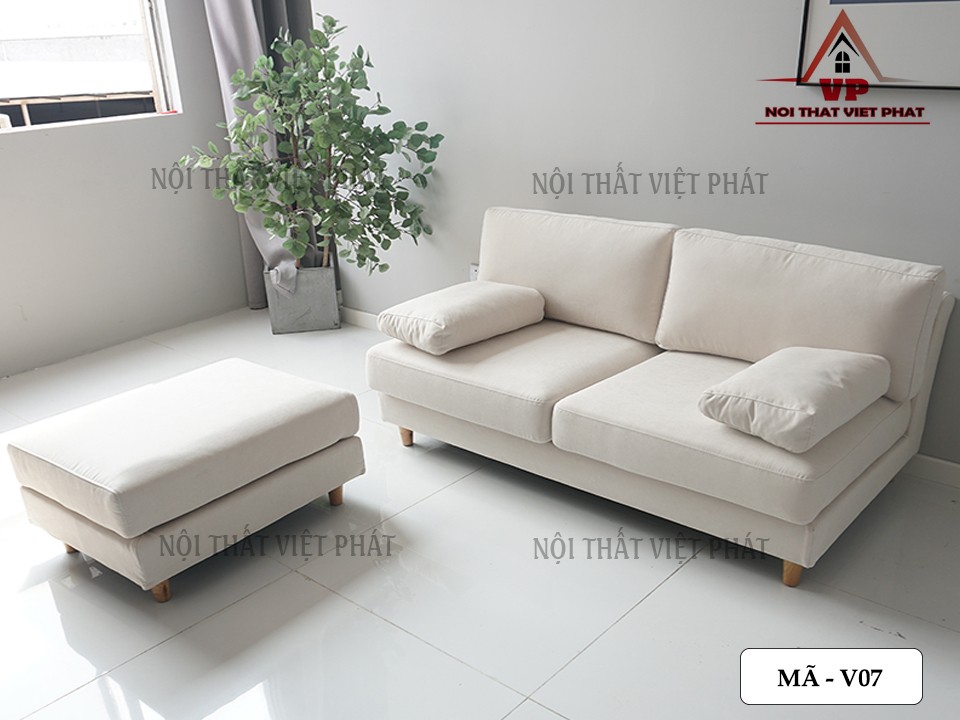 Sofa Vải Đơn Giản – Mã V07 - 3