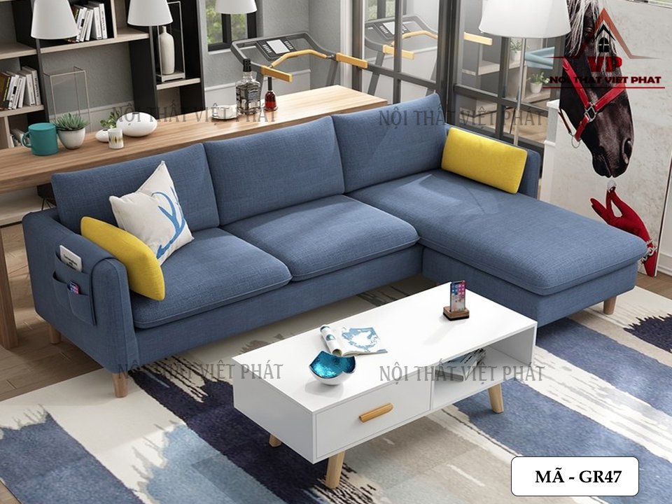 Ghế Sofa Vải Giá Rẻ Đẹp – Mã GR47 - 2