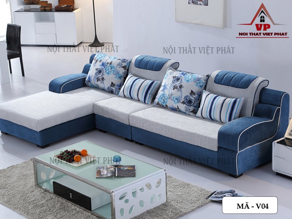 Sofa Vải Giá Rẻ Đẹp – Mã V04 - 3