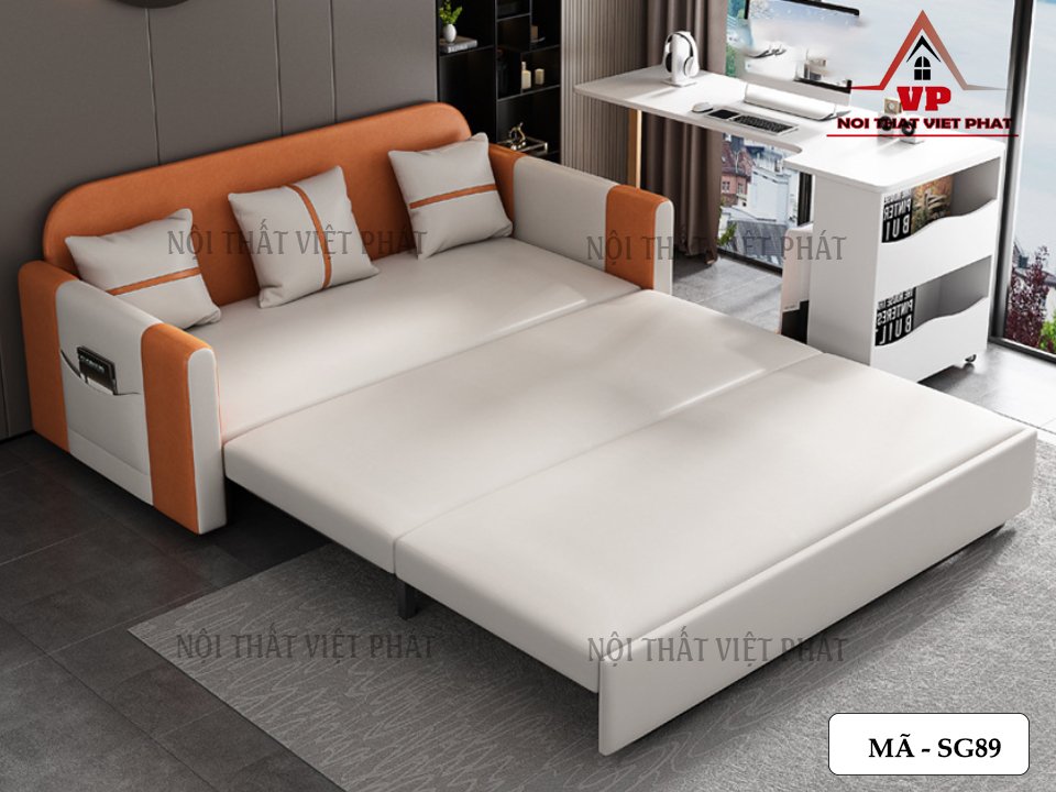 Sofa Giường Khung Sắt - Mã SG89-2