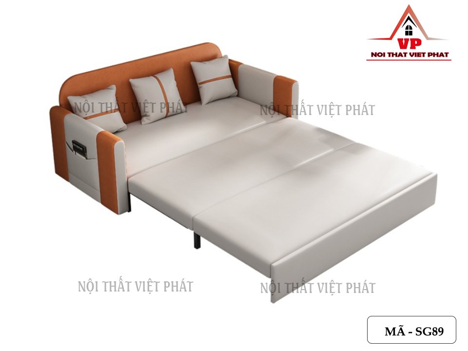 Sofa Giường Khung Sắt - Mã SG89-5
