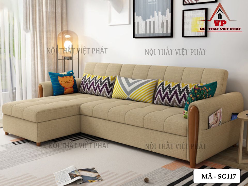 Sofa Bed Giá Rẻ TPHCM - Mã SG117-3