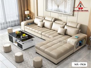 Bàn ghế sofa phòng khách mã PK26-4