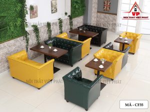 Ghế Sofa Cafe TPHCM – Mã CF35-2