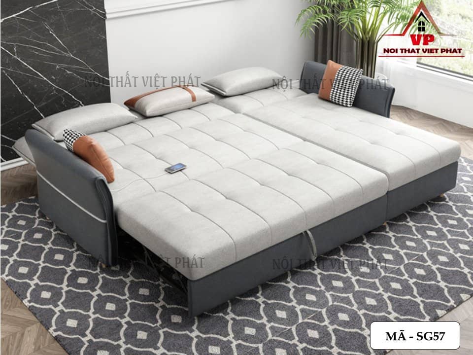 Ghế Sofa Phòng Khách Thông Minh Bọc Da – Mã SG57 - 3