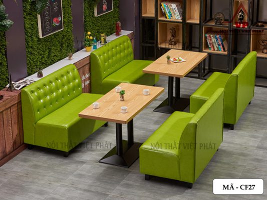 Ghế Sofa Quán Cafe Giá Rẻ – Mã CF27