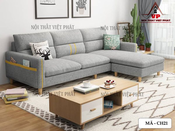 Mẫu Bàn Ghế Sofa Chung Cư Đẹp - Mã CH21-5