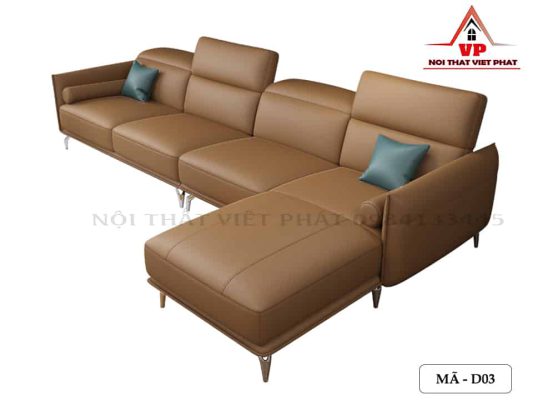 Sofa Da Giá Rẻ Đẹp - Mã D03