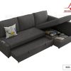 Sofa Giường Kéo Màu Đen - Mã SG51