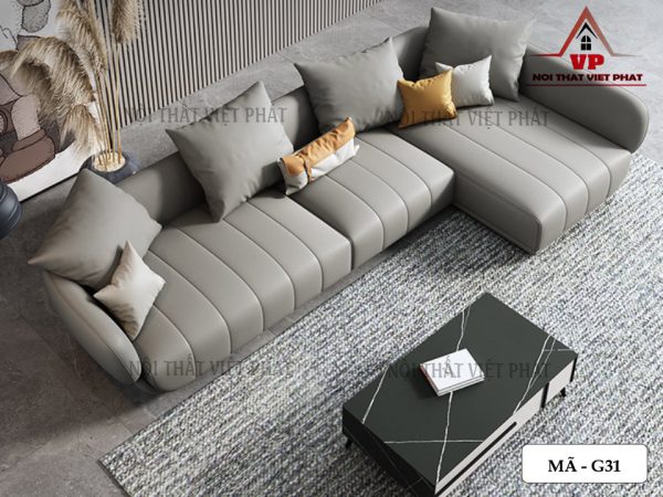 Sofa Góc Da Đẹp - Mã G31-1