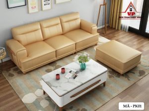 Sofa phòng khách da mã pk01-8