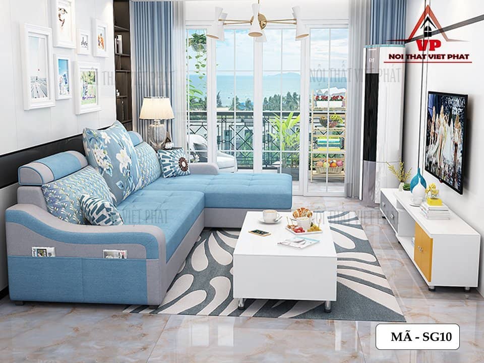 Sofa Phòng Khách Kết Hợp Giường Đa Năng - Mã SG10 - 1