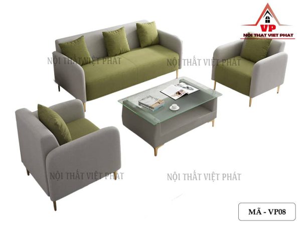 Sofa Văn Phòng Vải Giá Rẻ - Mã VP08-1