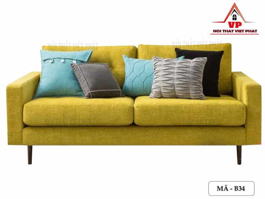 Ghế Sofa Đôi Màu Vàng - Mã B34