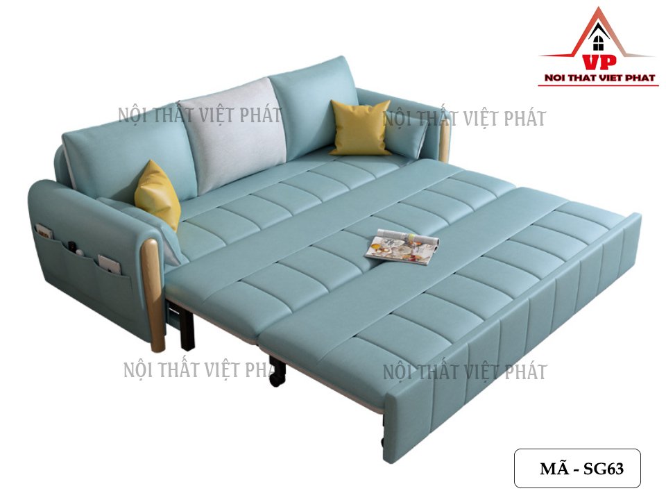 Sofa Bed Khung Sắt - Mã SG63-4
