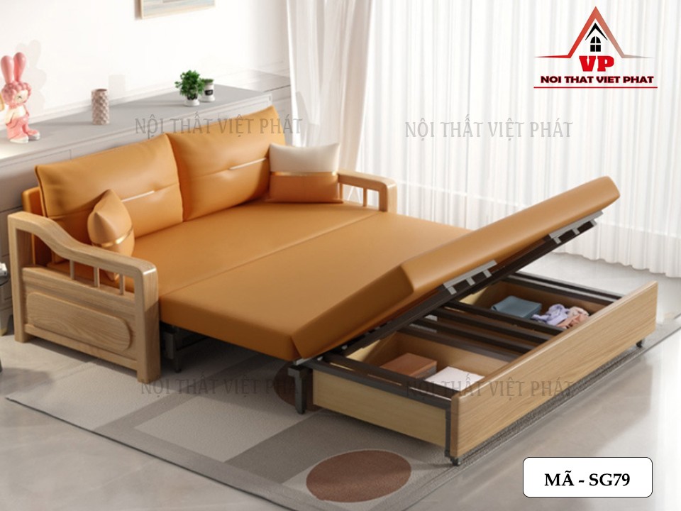 Giường Ngủ Gấp Gọn Thành Sofa - Mã SG79-8