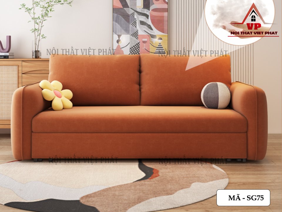 Giường Sofa Có Ngăn Kéo - Mã SG75-1