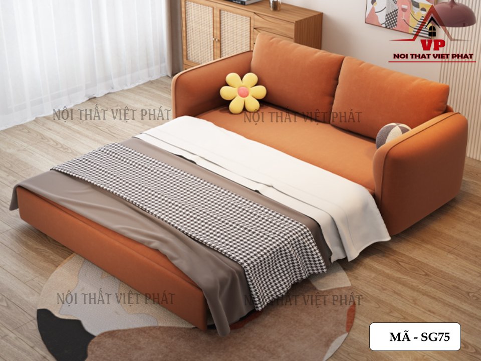 Giường Sofa Có Ngăn Kéo - Mã SG75 - 2