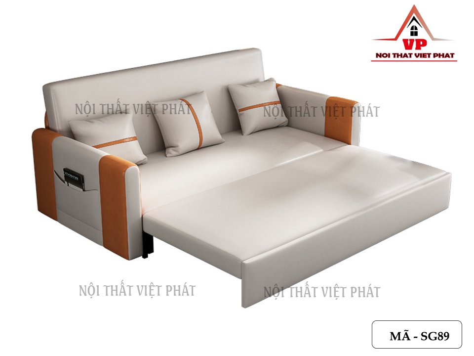 Sofa Giường Khung Sắt - Mã SG89-4