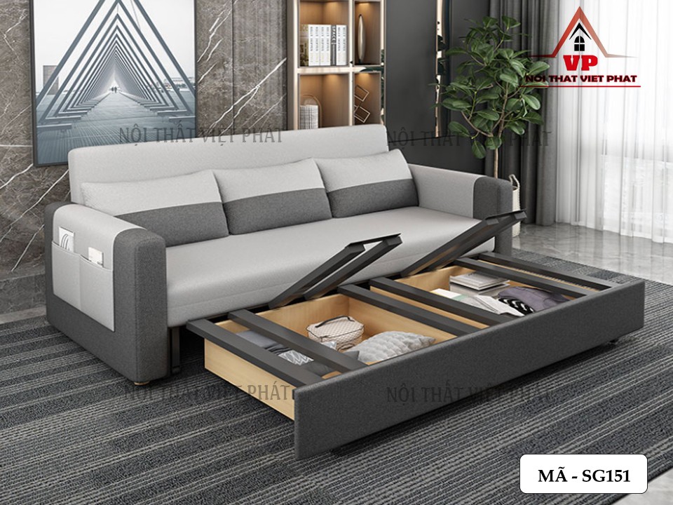 Ghế Sofa Thành Giường Ngủ - Mã SG151-3