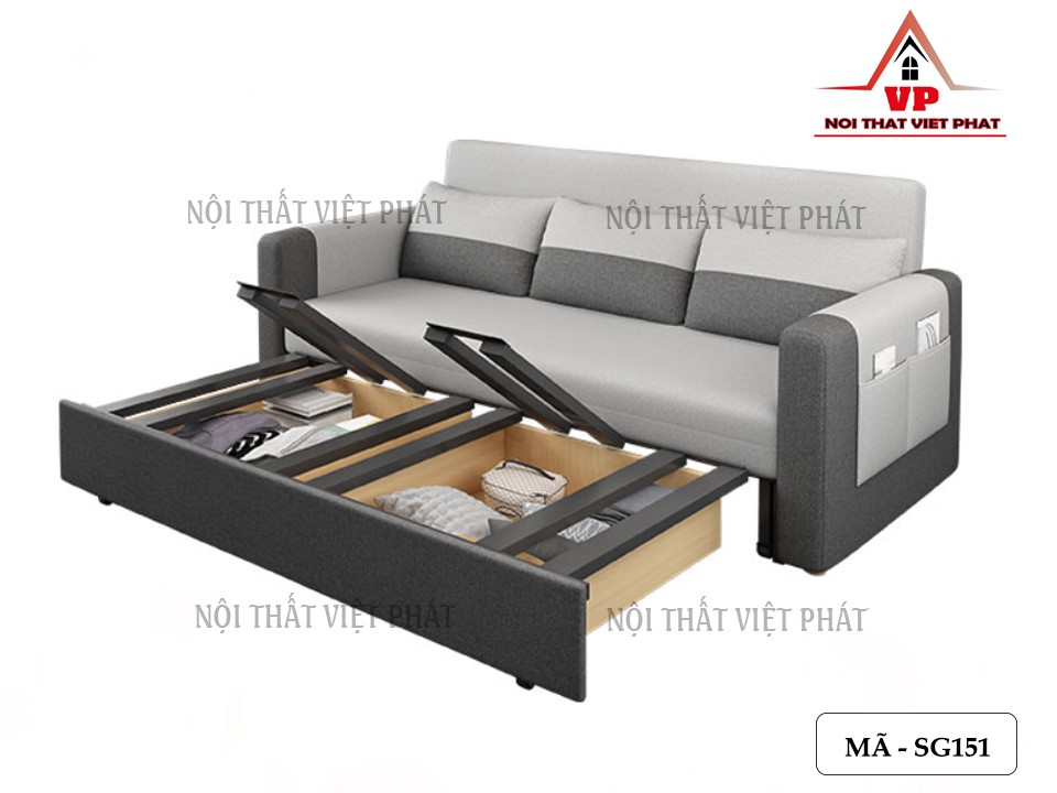 Ghế Sofa Thành Giường Ngủ - Mã SG151-4