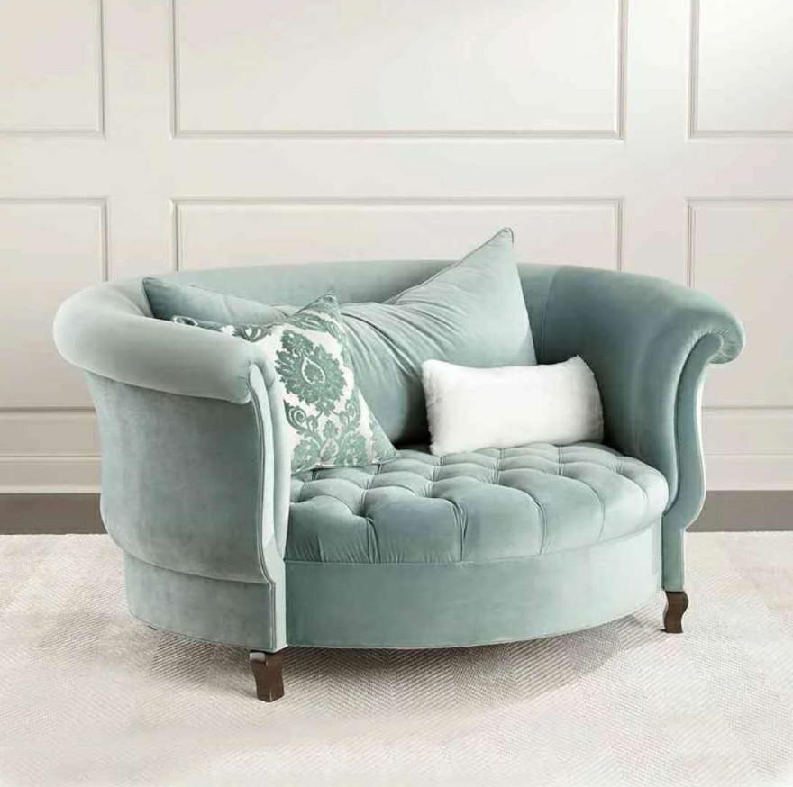 ghế sofa hình tròn