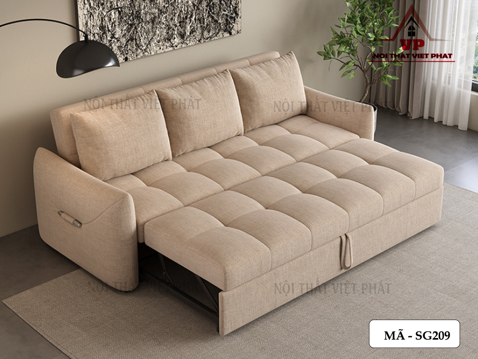 Giường Ngủ Gấp Gọn Thành Sofa 2in1 - Mã SG209 10 Giường Ngủ Gấp Gọn Thành Sofa 2in1 - Mã SG209-1