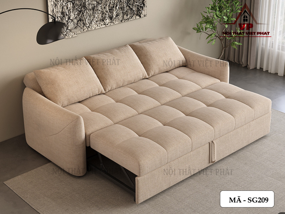 Giường Ngủ Gấp Gọn Thành Sofa 2in1 - Mã SG209 11 Giường Ngủ Gấp Gọn Thành Sofa 2in1 - Mã SG209-2