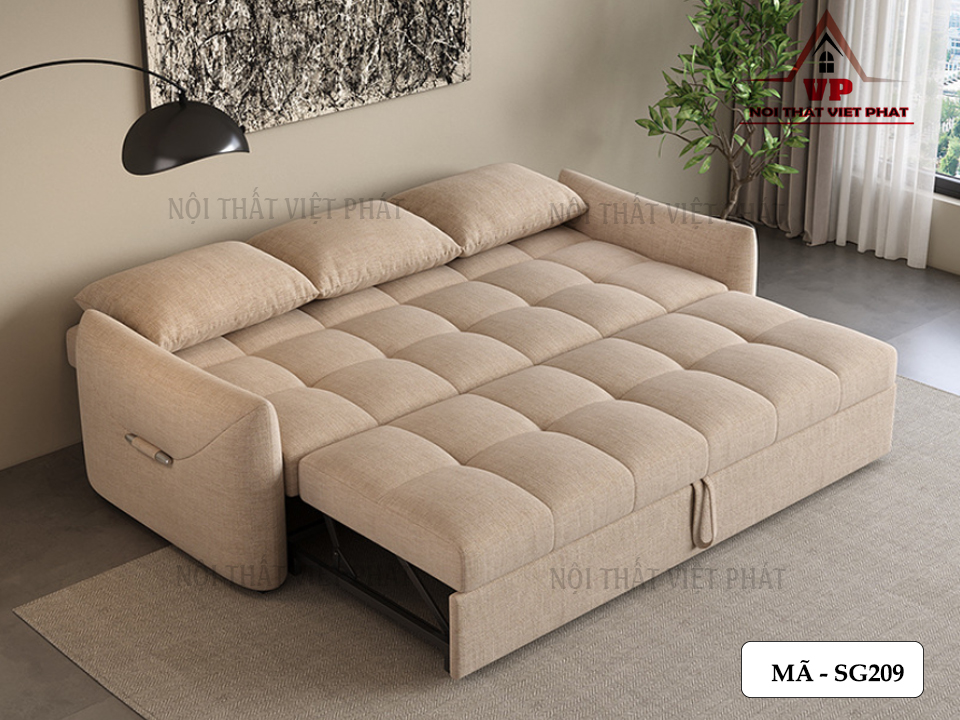Giường Ngủ Gấp Gọn Thành Sofa 2in1 - Mã SG209 12 Giường Ngủ Gấp Gọn Thành Sofa 2in1 - Mã SG209-3