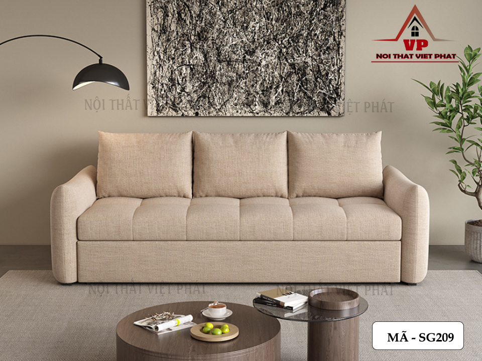 Giường Ngủ Gấp Gọn Thành Sofa 2in1 - Mã SG209 9 Giường Ngủ Gấp Gọn Thành Sofa 2in1 - Mã SG209