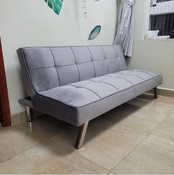 Sofa giường 2 triệu vải nhung