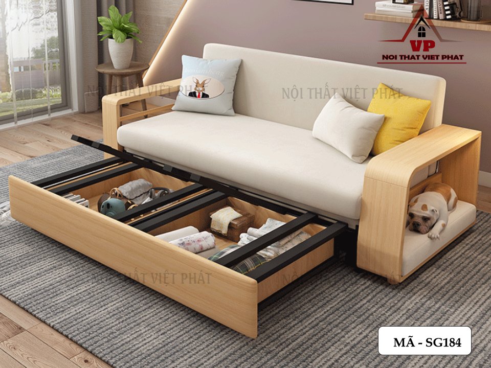 Sofa Giường Gấp TPHCM - Mã SG184-5