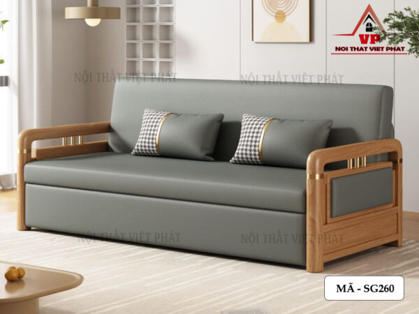 Ghế Sofa Kiêm Giường Ngủ Giá Rẻ - Mã SG260-2