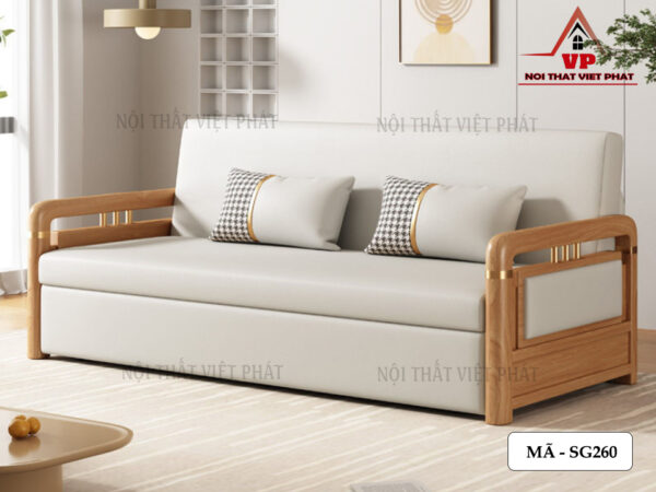 Ghế Sofa Kiêm Giường Ngủ Giá Rẻ - Mã SG260-3