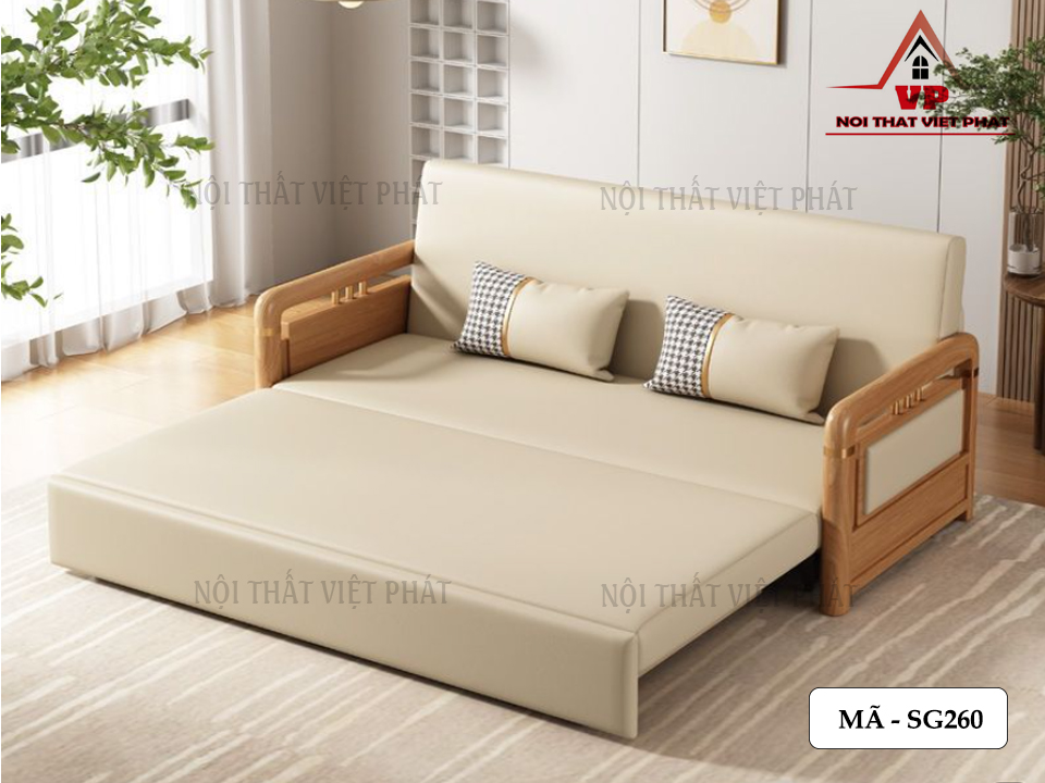 Ghế Sofa Kiêm Giường Ngủ Giá Rẻ - Mã SG260-5