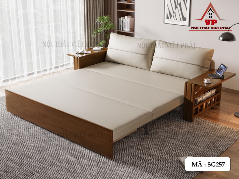 Giường Ngủ Thông Minh Kết Hợp Sofa - Mã SG257-2