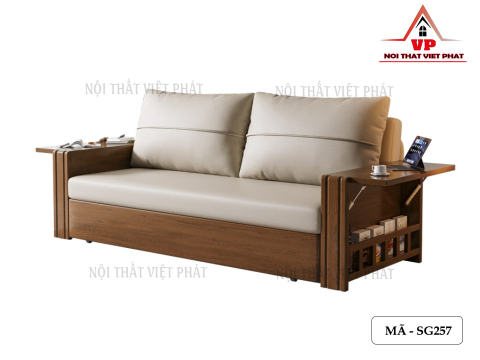 Giường Ngủ Thông Minh Kết Hợp Sofa - Mã SG257-5