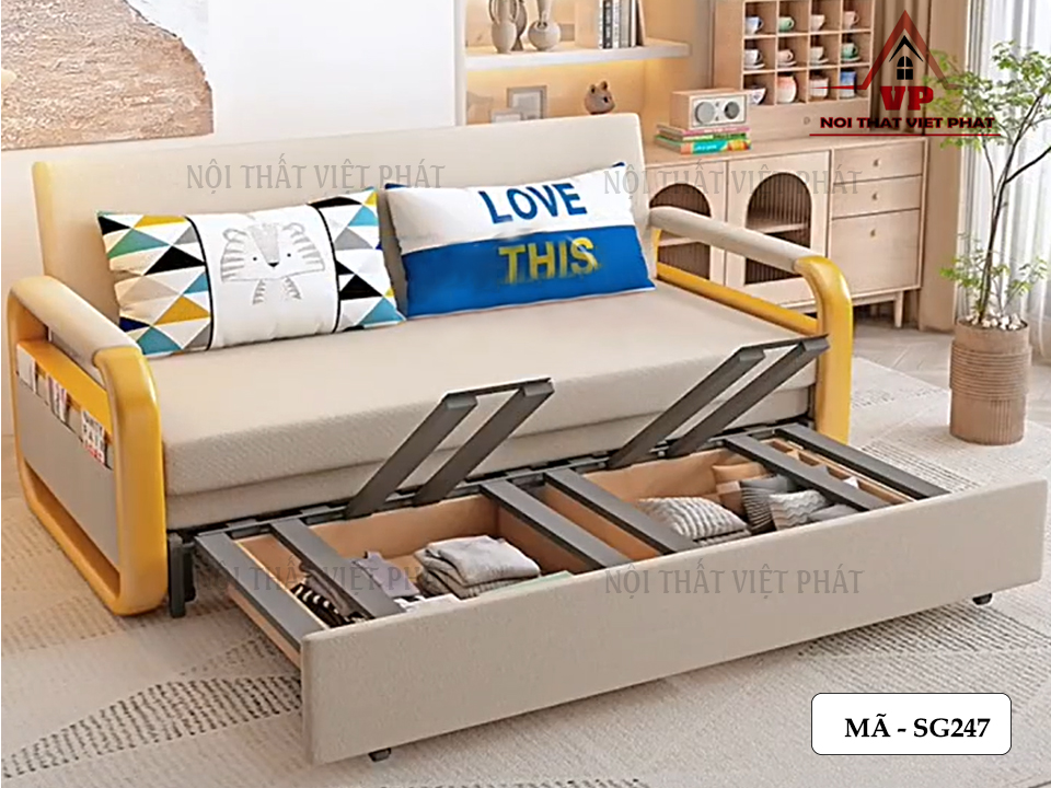 Sofa Giường Hồ Chí Minh - Mã SG247-5