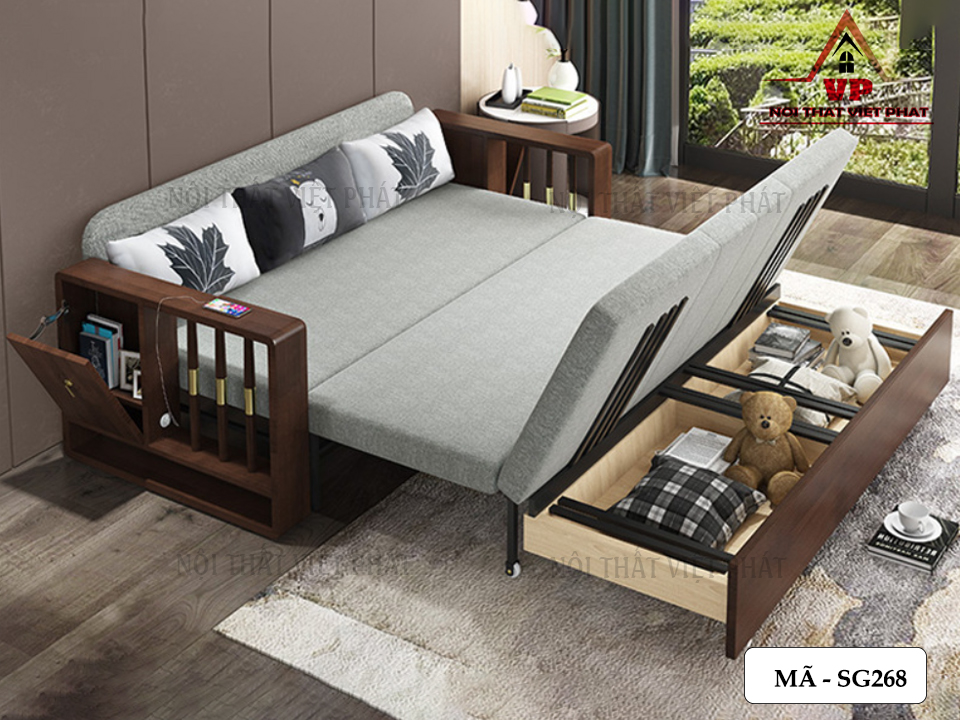 Ghế Sofa Kéo Ra Thành Giường - Mã SG268-4