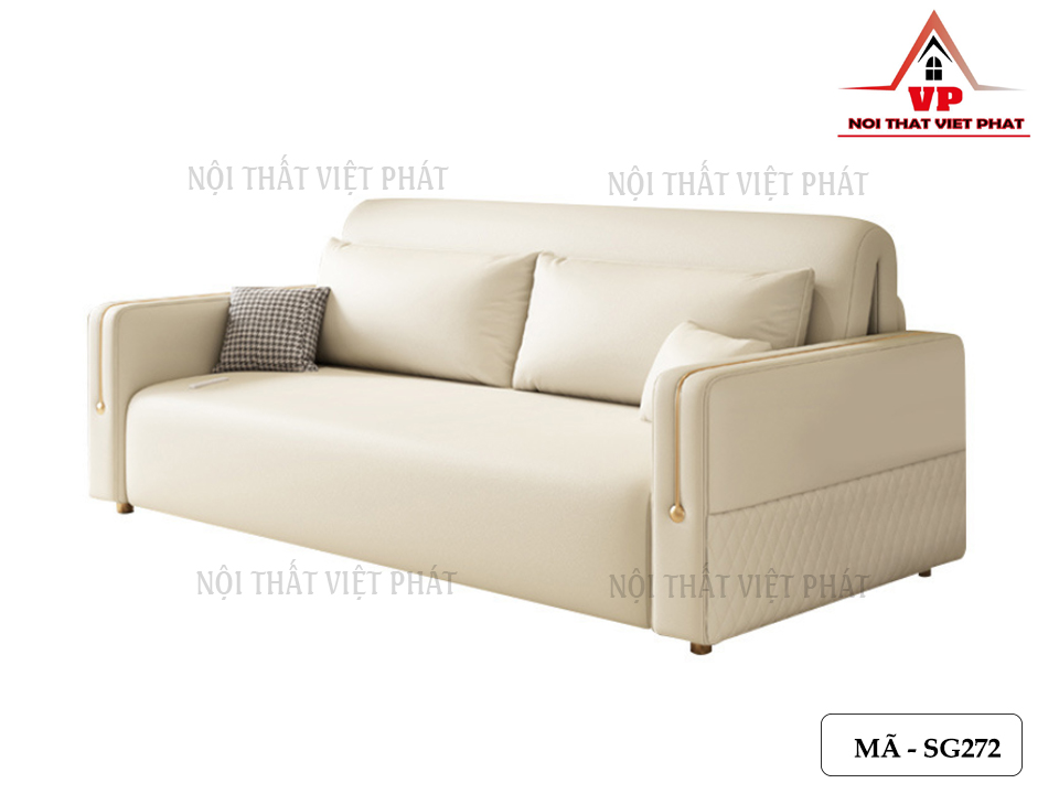 Sofa Giường Da Chỉnh điện - Mã Sg272-4