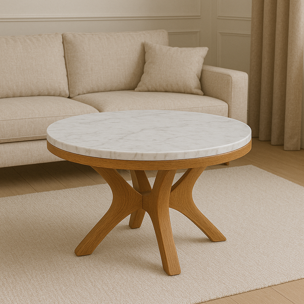 mẫu bàn sofa mặt đá