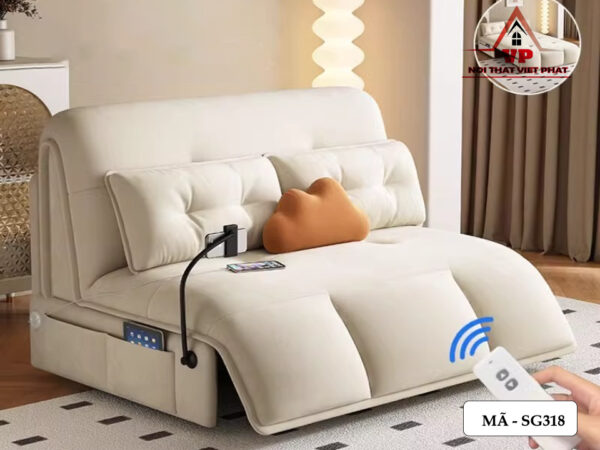 Ghế Giường Đa Năng Bấm Điện - Mã SG318-2