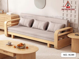 Ghế Kết Hợp Giường Ngủ Bằng Gỗ - Mã SG305-2